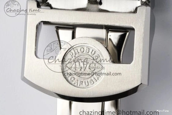 MIROTIME 0316 ZeroBulk Portuguese Real PR IW500715 SS AZF 1:1 Best Edition White Blue Dial on Blue Leather Strap A 7034